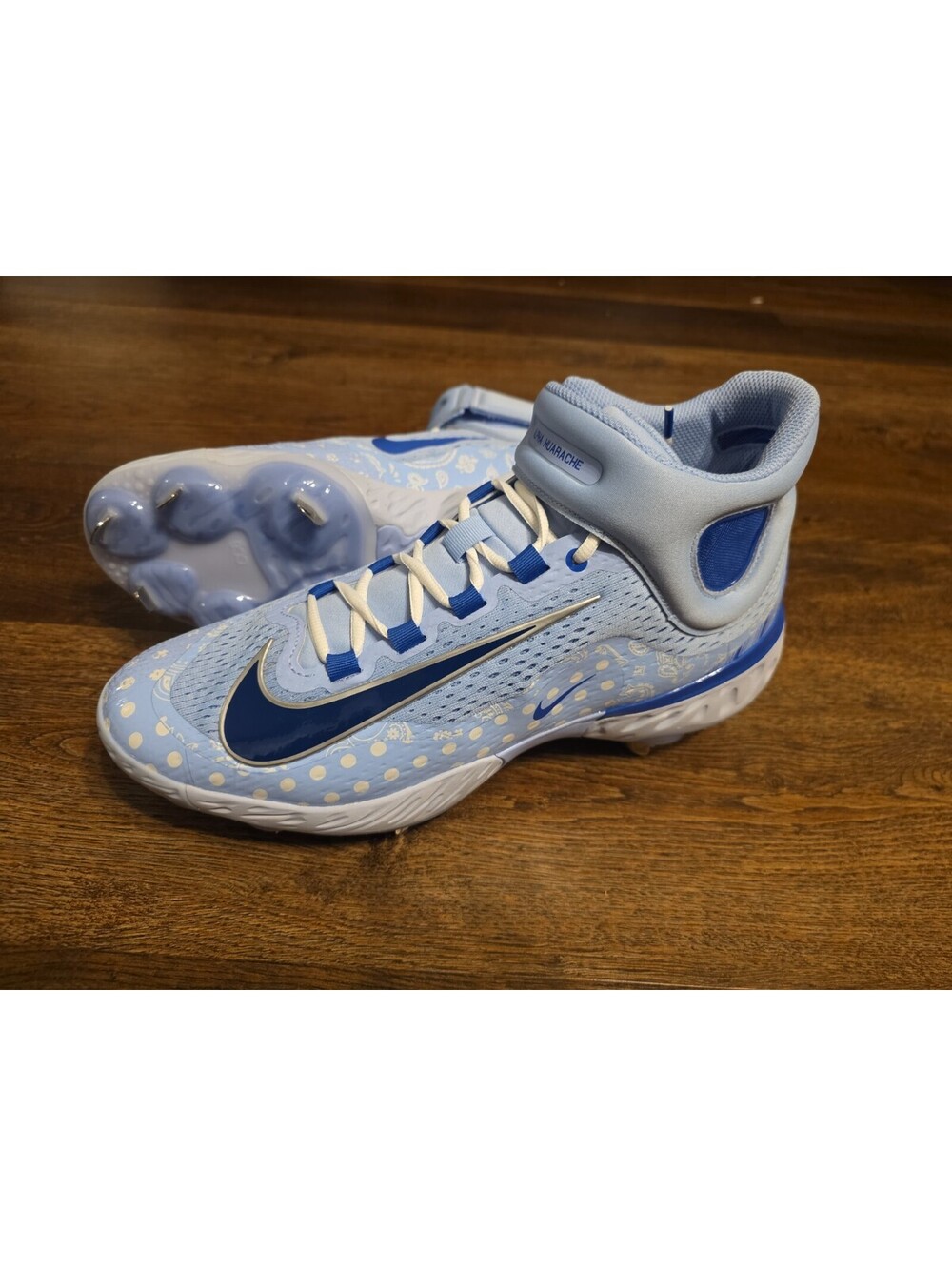 Size 12.5 Nike Alpha Huarache Elite 4 PE Father's Day Baseball Cleat HV6885-400